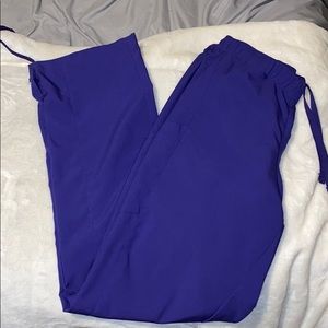 Wonderwink purple scrub pants